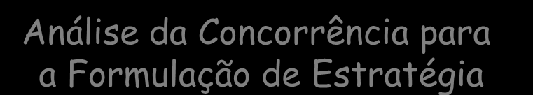 FUNÇÕES DE UM SISTEMA DE INTELIGÊNCIA SOBRE O CONCORRENTE Coleta de Dados de Campo Coleta de Dados Públicos Compilação dos