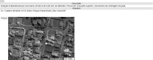 ANEXO 2 Relatório das Estações Geodésicas ST 93668 e ST93670 * Último Ajustamento Planimétrico Global SAD-69 em 15/09/1996 ** Ajustamento Planimétrico