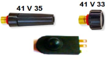 TOCHAS TIG ACESSÓRIOS WP- 9, 9V Pos.