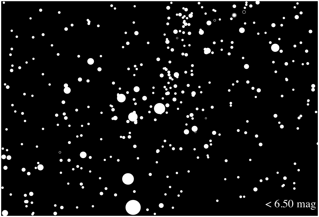 estrela mais brilhante do Cruzeiro do Sul está visível (épsilon