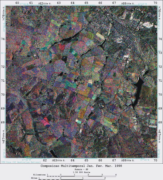 Normalmente cada talhão agrícola tem características semelhantes do ponto de vista da altura, densidade de plantas por metro quadrado, estágio de crescimento e estrutura ou arquitetura das plantas.