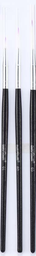 B902 Cerdas naturais Tamanho: 18 cm pincel individual para esfumar Cod.