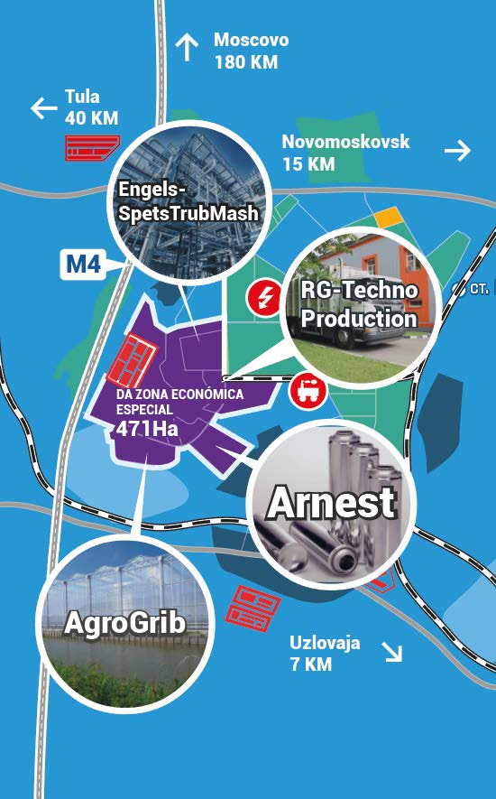 6 ZONA ECONÓMICA ESPECIAL«UZLOVAIA» PARQUE INDUSTRIAL DA ZONA ECONÓMICA ESPECIAL BENS (10 ANOS) 0% TERRA (5 ANOS) IMPOSTO DE CIRCULAÇÃO (10 ANOS) TAXA DE IMPORTAÇÃO E IVA ATÉ 2065 RENDIMENTO ATÉ 5