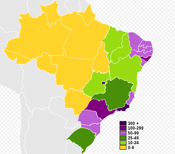 Estados brasileiros por