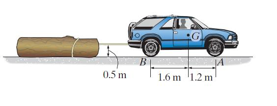 Resposta: P = 1,05 kn 9 Uma caminhonete com tração nas 4 rodas tem massa M = 3 Mg.