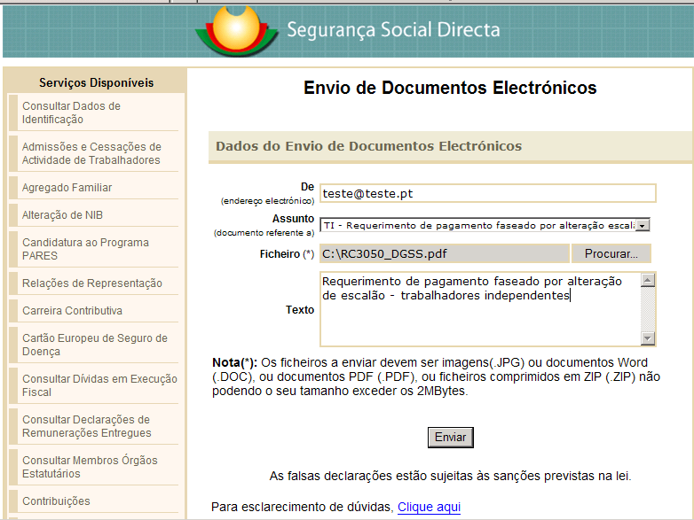 Segue-se um exemplo demonstrativo desta operação: 2.