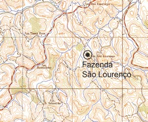 Parceria: denominação Fazenda São Lourenço códice AIII F27 Val localização Rodovia RJ 137 (entre Conservatória e Ipiabas) município Valença