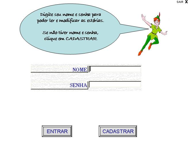 21 4.1.2 Tela de acesso ao sistema Após clicar no botão entrar, o usuário é convidado a digitar seu nome de usuário e senha, previamente cadastrados.