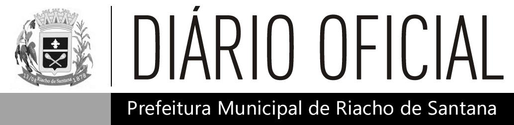 Diário Oficial do Município de Riacho de Santana - Bahia Poder Executivo Ano Nº XI Nº 1315 03 de Março de 2017 RESUMO DO DIÁRIO PUBLICAMOS NESTA EDIÇÃO OS SEGUINTES DOCUMENTOS: DECRETOS DECRETO Nº