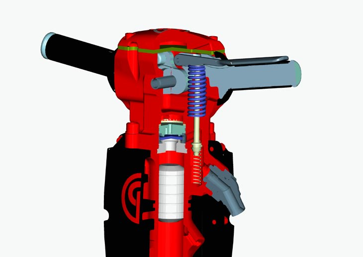 Principais características Concebidas para elevado desempenho As ferramentas para construção Chicago Pneumatic foram concebidas para elevado desempenho.