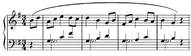 Vestibular QUESTÃO 19 TEORIA E PERCEPÇÃO MUSICAL - 2 a Etapa Caderno 3 11 Observe os quatro seguintes intervalos melódicos: Assinale a afirmativa cuja classificação correspondente a cada intervalo em