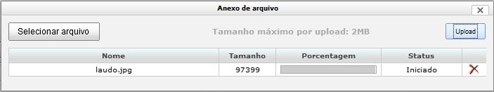 Clique no otão selecionr rquivo e escolh o rquivo de um diretório de seu computdor ou rede. Depois clique no otão de Uplod. Os.