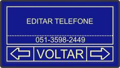 Ajustável de: HABLITADA Habilita tela de suporte DESABLITADA Desabilita tela de suporte. Valor de fábrica: DESABILITADA. 7.