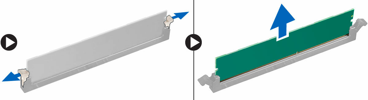 Diretrizes do módulo de memória Para garantir o desempenho ideal do computador, observe as seguintes diretrizes gerais ao configurar a memória do sistema: Módulos de memórias de tamanhos diferentes