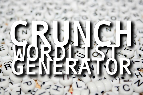 Criando wordlist com o Crunch Cnx CH 31 de março de 2016 Deixe um comentário Quando citamos a palavra bruteforce (força bruta), é inevitável deixarmos de pensar em uma wordlist (lista de palavras).
