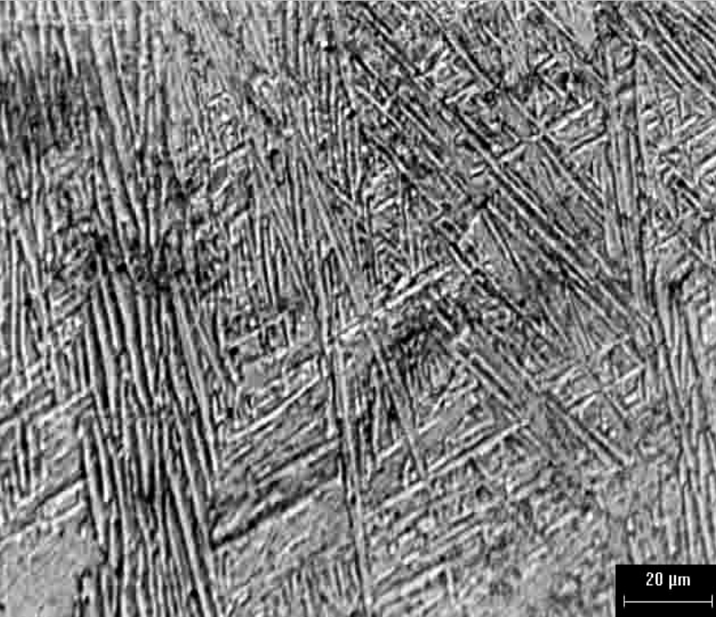 66 Jesuíno et al. (e) 950/30/1. Materials Research (f) 950/30/3. Figura 1 (cont.). Microestruturas obtidas para as diferentes condições de tratamento. Figura 2.