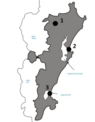 Figura 1: Esquema da circulação de brisa marítima em que um gradiente de pressão gera um escoamento fraco de B para C, ao ar convergir em C, leva a um aumento da pressão e à subsidência do ar de C