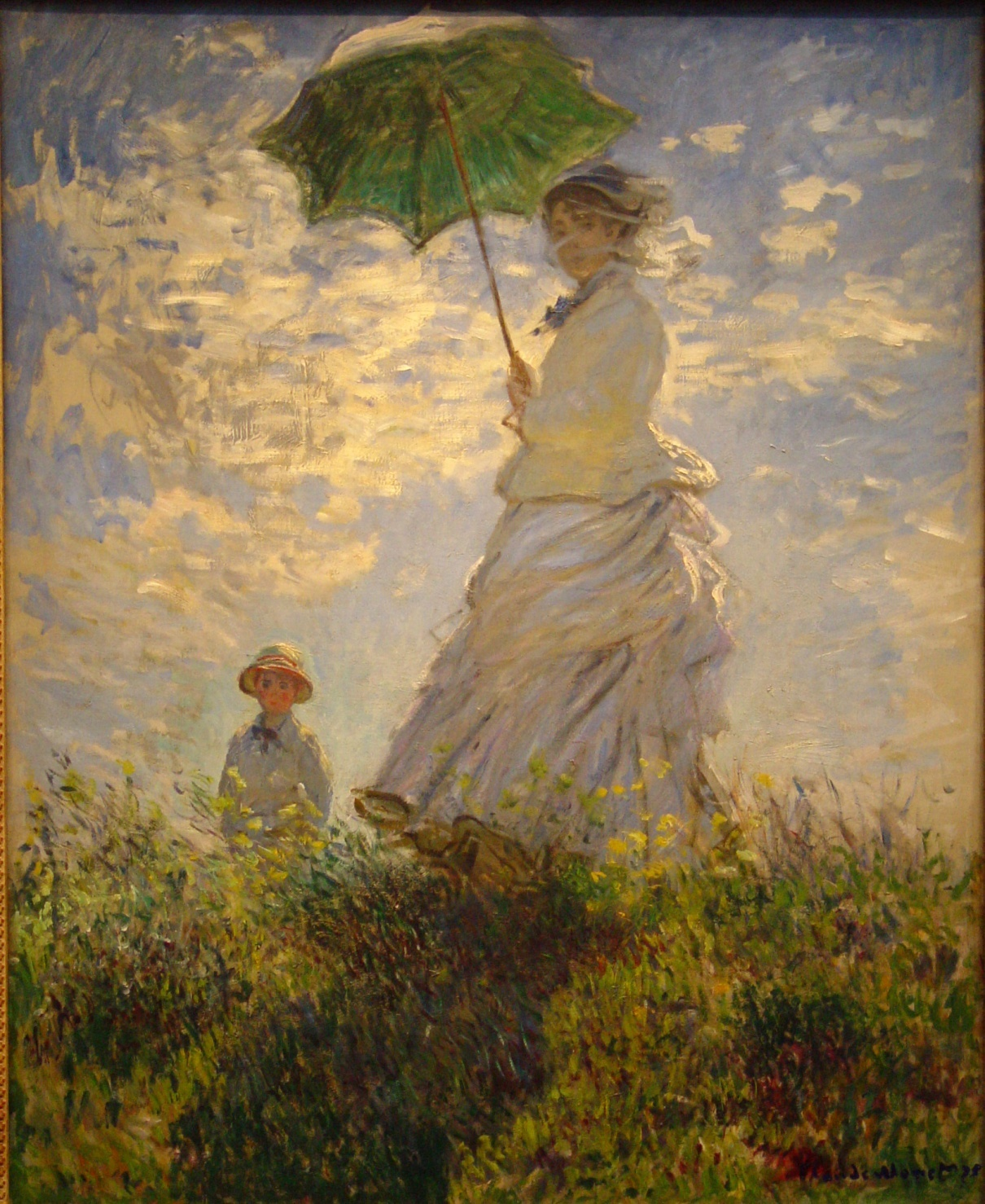 Woman with a Parasol Artista: Claude Monet Material: