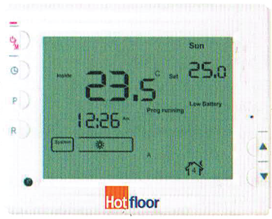 Parabéns pela escolha, o Termostato Digital oferece a flexibilidade no funcionamento do aquecimento de seus ambientes, com seus horários pré-definidos.