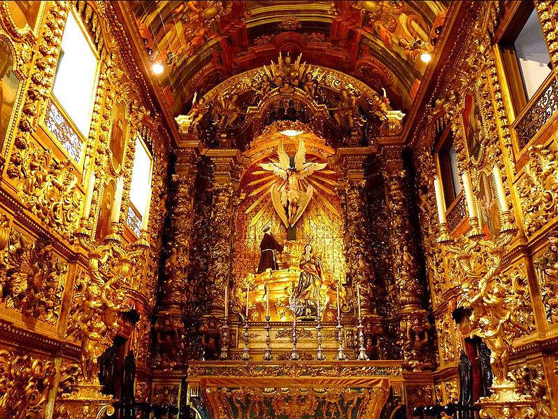 Igreja da Ordem Terceira se São Francisco da Penitência Rio de Janeiro Talha dourada, motivos