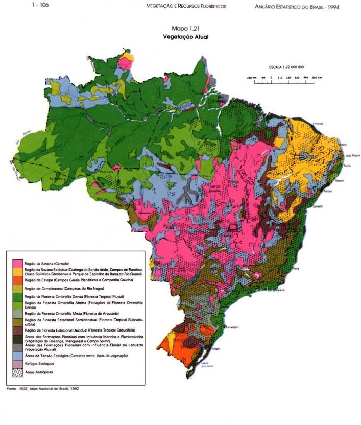 Figura. Variável visual cor (zonal). Fonte: http://ambientes.ambientebrasil.com.br/natural/vegetacao_brasileira/mapa_da_vegetacao_brasileir a.