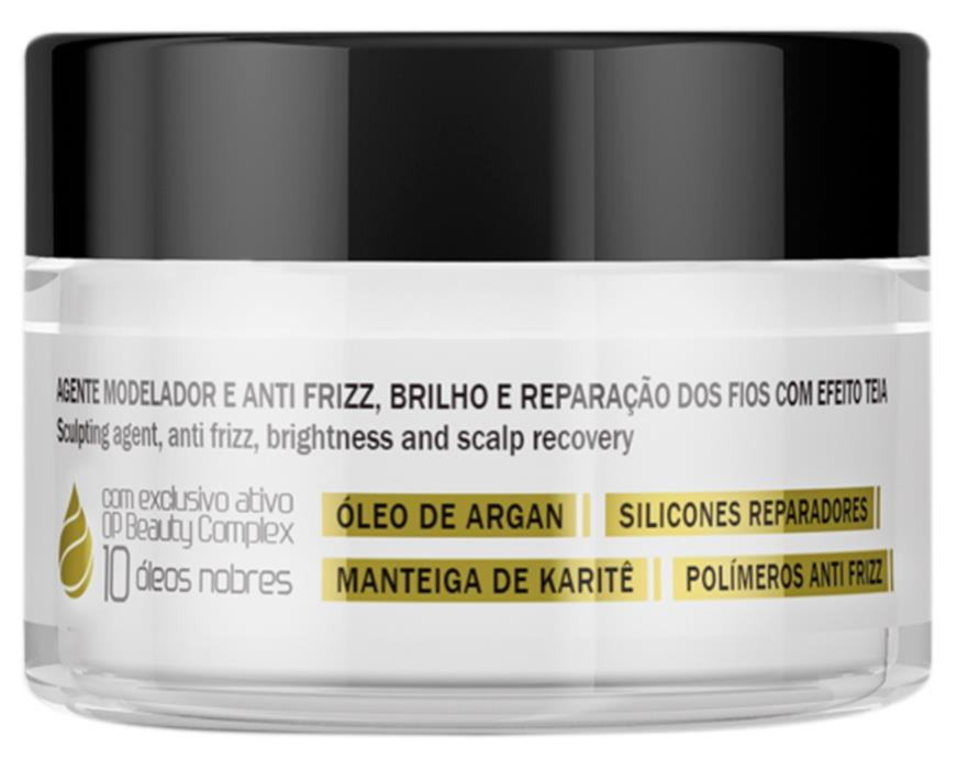 POMADA MODELADORA OIL FIXER ( 70021 ) A MODELAGEM PERFEITA PARA OS SEUS CABELOS Foi especialmente formulado com o exclusivo ativo OP Beauty Complex com extrato de frutas e o exclusivo Blend de 10