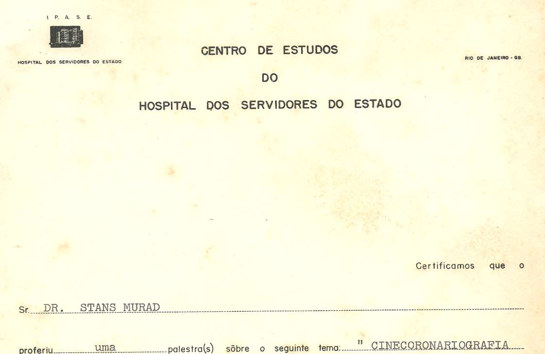 1970:Certificado Centro de