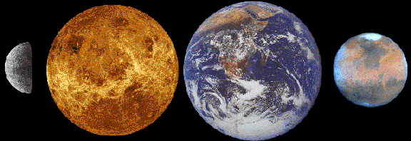 TAMANHOS RELATIVOS Raio (Terra) Sol 109 Mercúrio 0,38 Vênus