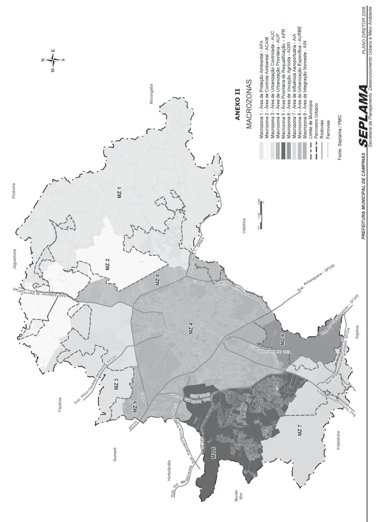 . Macrozona 7 Figura 16 - Representação