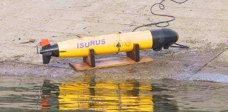 Monitorização de um Exutor Submarino com um VSA De seguida descreve-se uma missão de monitorização ao exutor submarino de S. Jacinto levada a cabo em 30 Julho de 2002 usando um VSA da classe REMUS.