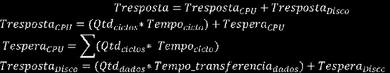 Exemplo de um servidor de BD Servidor de BD tem uma CPU e um disco Transações para o BD chegam ao servidor a uma taxa de 1,5 tps Durante a execução, uma transação pode alternar várias vezes entre CPU