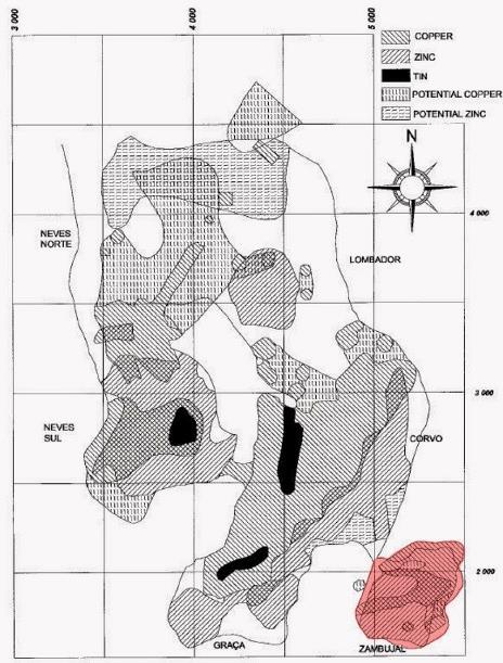 2. ENQUADRAMENTO DA MINA DE NEVES-CORVO Figura 2.