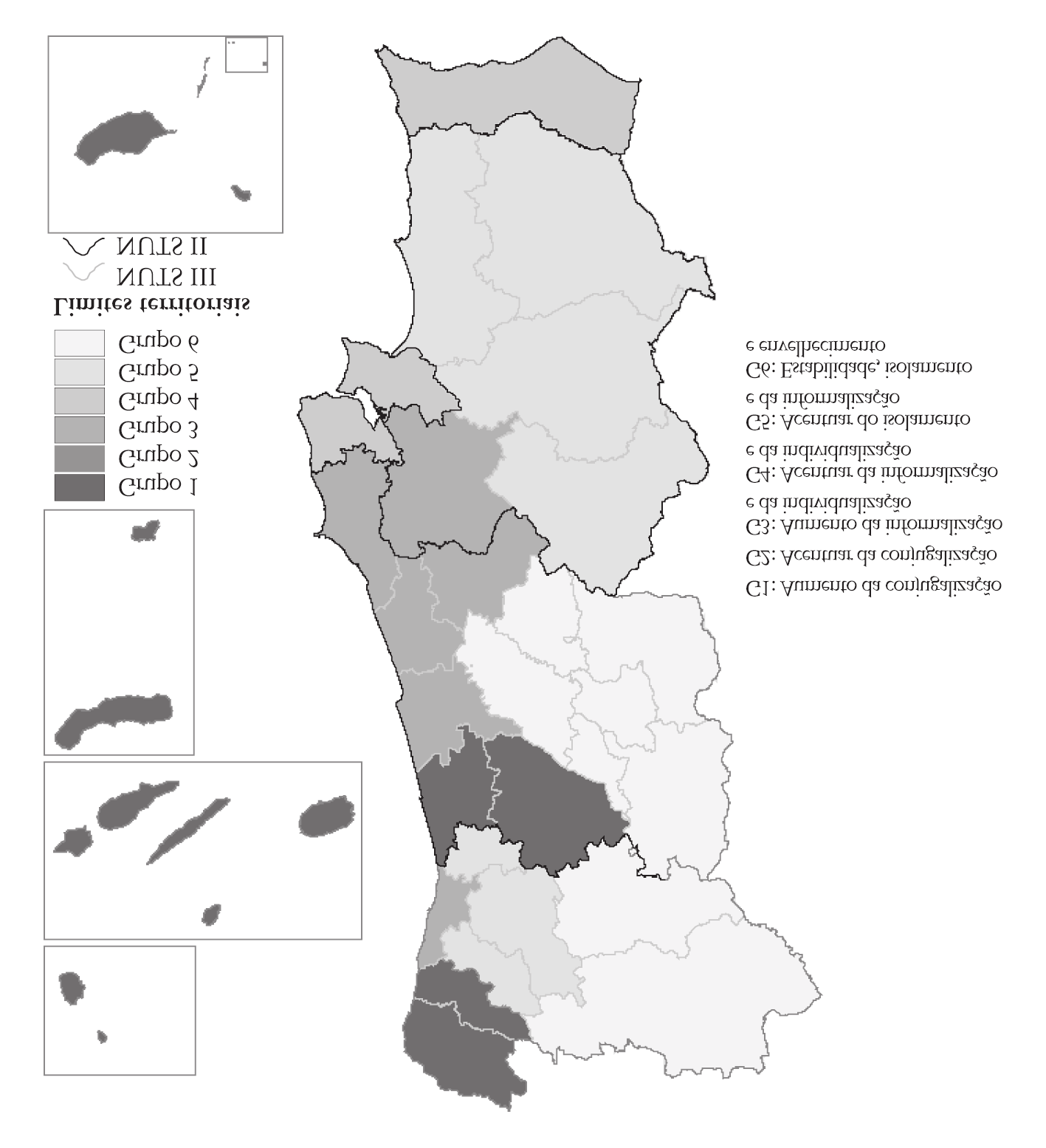 Dinâmicas regionais de mudança nas famílias (1991-2011) Mapa 3.1 Dinâmicas regionais de transformação da vida familiar 1991-2001 malização na vida familiar, e noutros nem tanto.