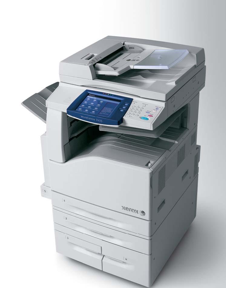 WorkCentre 7425/7428/7435 Sistema multifuncional em cores A3 Xerox