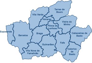 4.2 Caso de estudo de Termas do Gerês 4.2.1 Localização geográfica A região das Termas do Gerês localiza-se a norte de Portugal (Figura 20), pertencendo ao concelho de Terras de Bouro, situado no distrito de Braga.