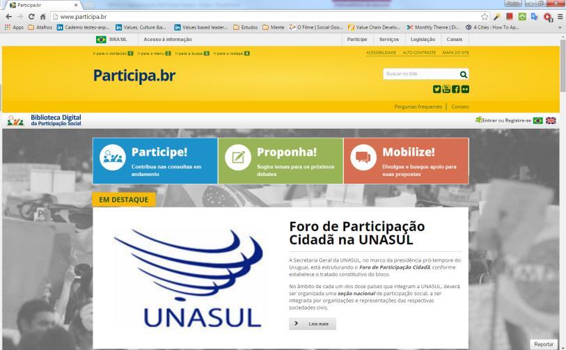 Qualifica e sistematiza informações sobre participação social na rede 4.