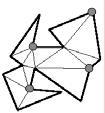Sabemos que se G T - grafo associado a uma triangulação T de um polígono P, então G T admite uma 3-coloração. Considere uma tal 3-coloração.