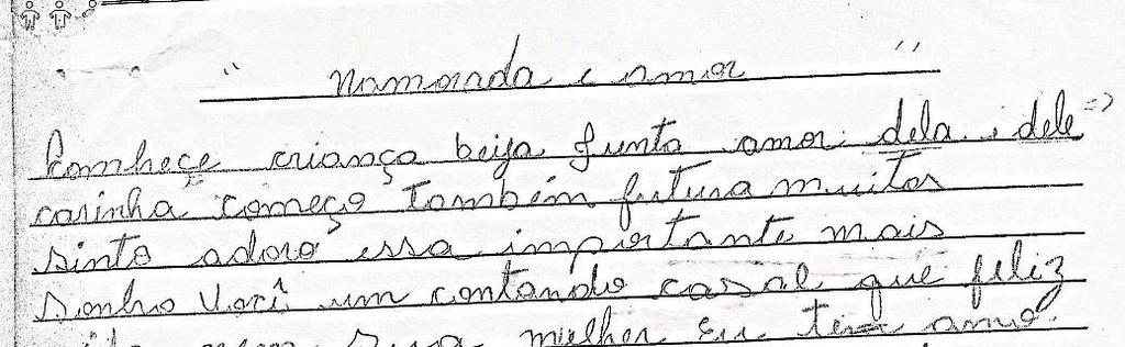 adjetivos) em português; criar a produção textual como histórias, frases contextualizadas por meio da pedagogia visual.