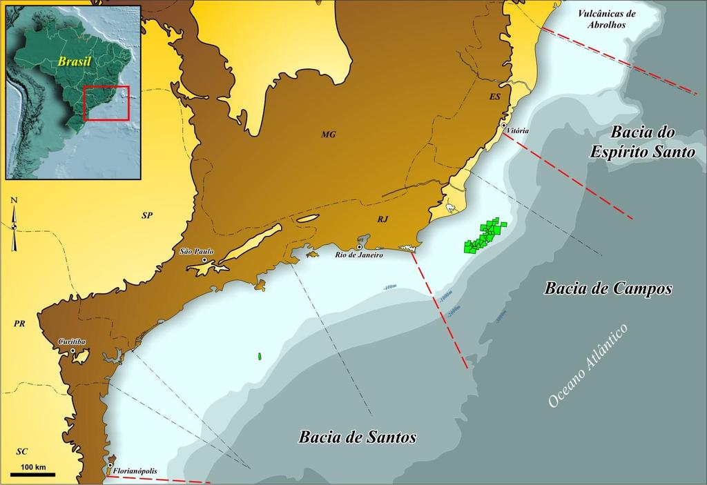 Evolução das descobertas de petróleo realizadas pela Petrobras Descobertas de Óleo e Gás Descobertas Águas