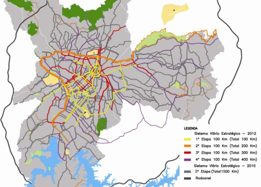 Sistema Viário Estratégico - 1500 km