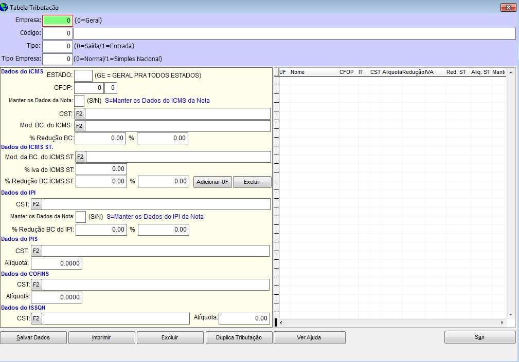 Importa Produtos Excel Tela Cadastro