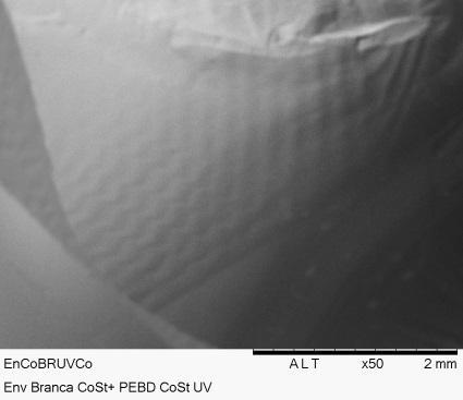 119 (a) (b) FIGURA 65 - Imagens da superfície do quartzo de Quaraí por MEV exibindo: (a) a geminação Lei Brasil e (b) a
