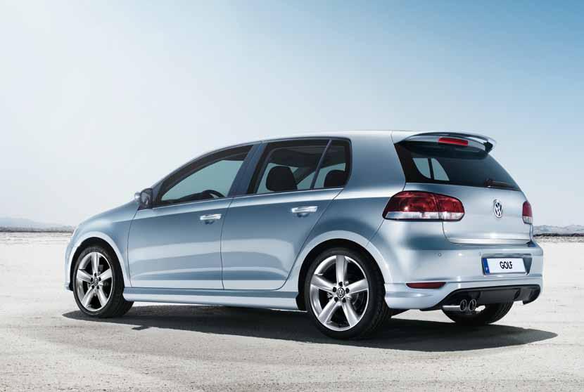 Desporto e Design 4 5 O design do Golf tem uma linguagem própria. Com os Acessórios Originais Volkswagen dê-lhes uma acentuação única.