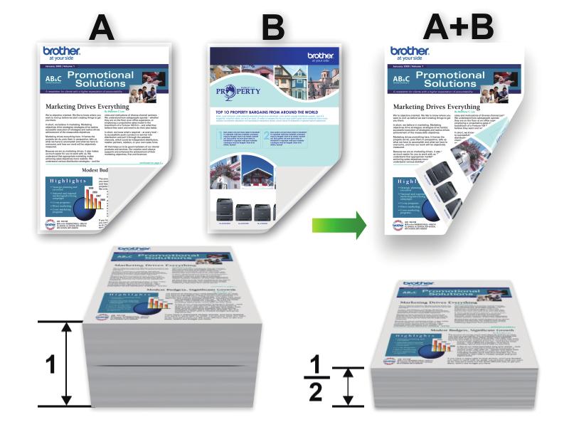 Imprimir Imprimir a partir do computador (Windows ) Imprimir um documento (Windows ) Imprimir nos dois lados do papel (Windows ) Selecione o comando de imprimir na sua aplicação.