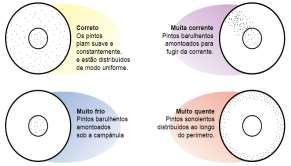 Manejo dos Equipamentos: Campânulas 1) Termostato ligado à campânula 2) Termômetro: 5~7 cm acima da cama e a 30 cm da lateral interna do círculo de proteção 3) Com base no comportamento dos pintos