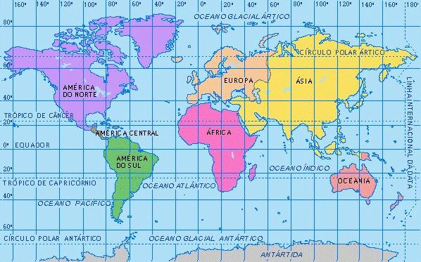 13 Figura 6 - Mapa-Múndi com principais paralelos e meridianos. 2.1.1. Ângulos fundamentais relacionando Sol e Terra Declinação (δ): é a medida formada pelo plano do Sol, ao meio dia, com o plano do equador, variando entre ± 23,45 º.