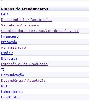 Portal do Aluno >> Educacional >> Acadêmico >>
