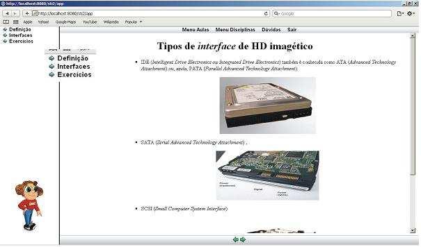 80 Figura 38 - Interfaces HD Tática de ensino imagética Assim, podemos ter ideia de como foram elaboradas as aulas no STI. 6.1.