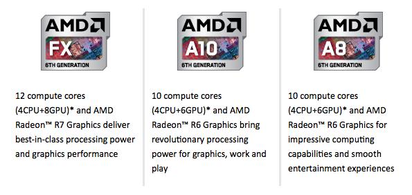 Assim como nos processadores da Intel, os da AMD estão todos no site oficial da fabricante. E aqui, conforme a imagem abaixo, a categorização é até mais clara.