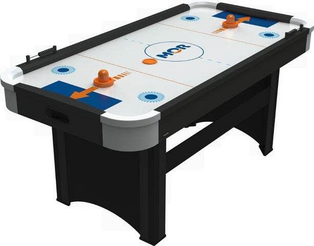 AIR HOCKEY 009174 Air Hockey Rush (C) 1,51m x (L) 62,5cm x (h) 79cm Rebatedor: Ø 6,7cm x 5,5cm Disco: Ø 5cm